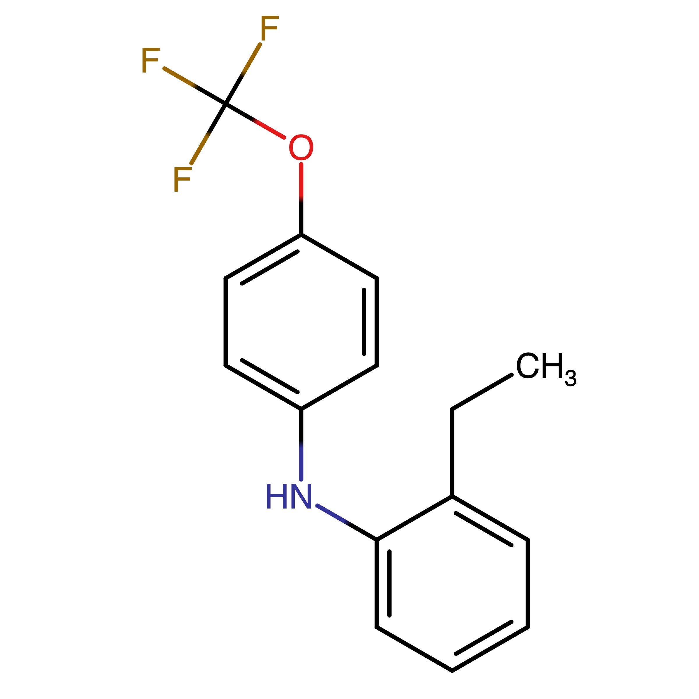 CAS RN 1551522-82-7 | 2-Ethyl-N-(4-(trifluoromethoxy)phenyl)aniline