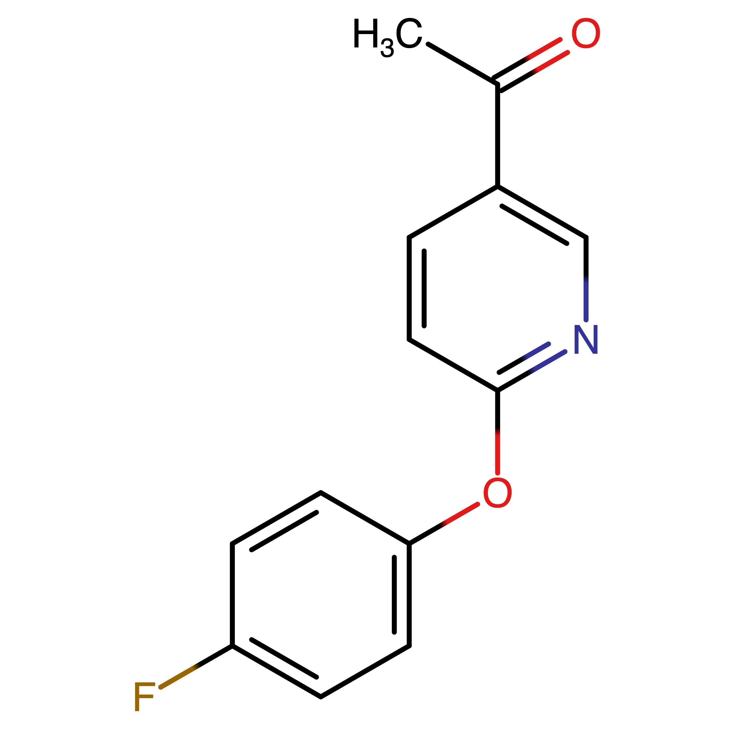 CAS RN 1553935-69-5 | 3-Acetyl-6-(4-fluorophenoxy)pyridine
