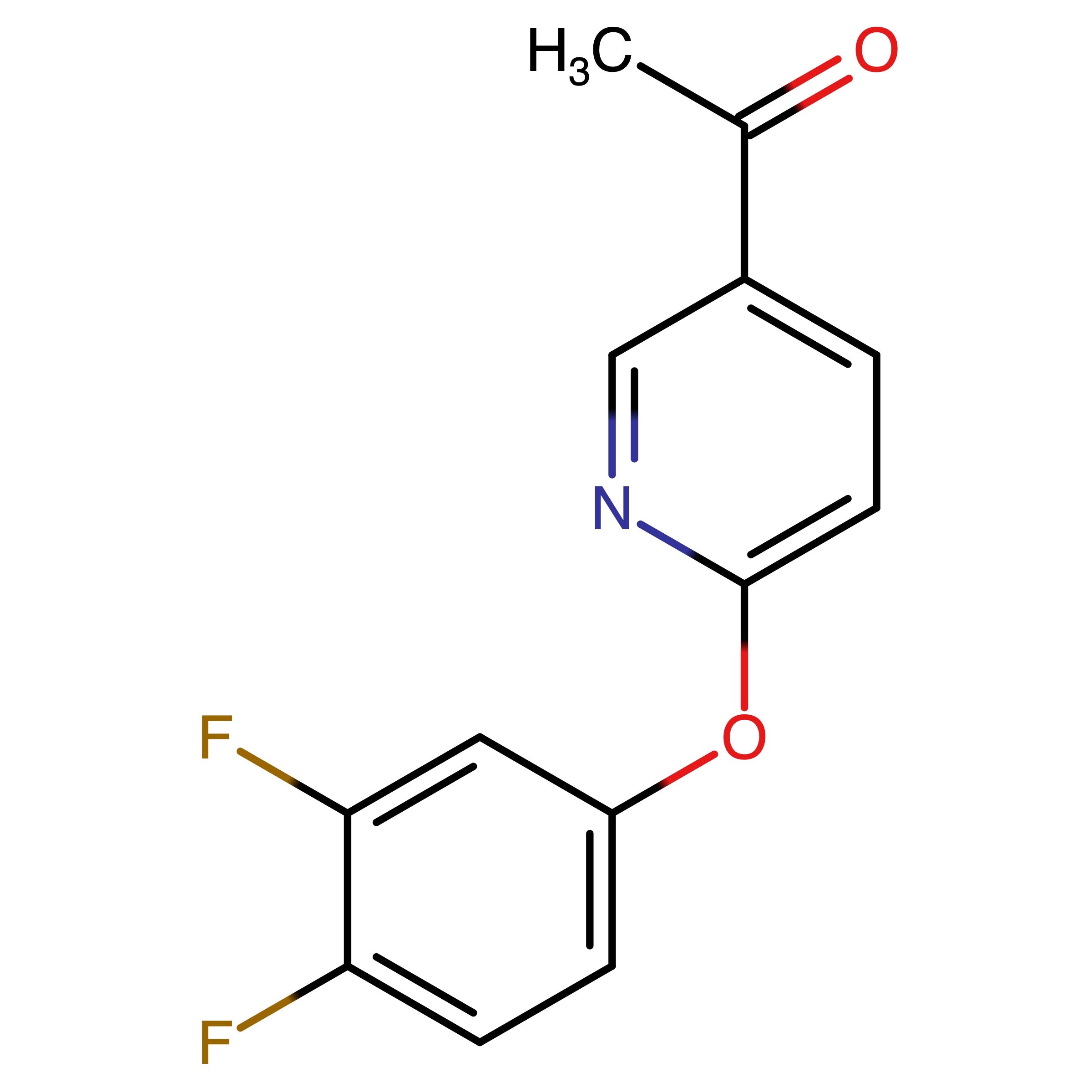 CAS RN 1553935-88-8 | 1-(6-(3,4-Difluorophenoxy)pyridin-3-yl)ethan-1-one