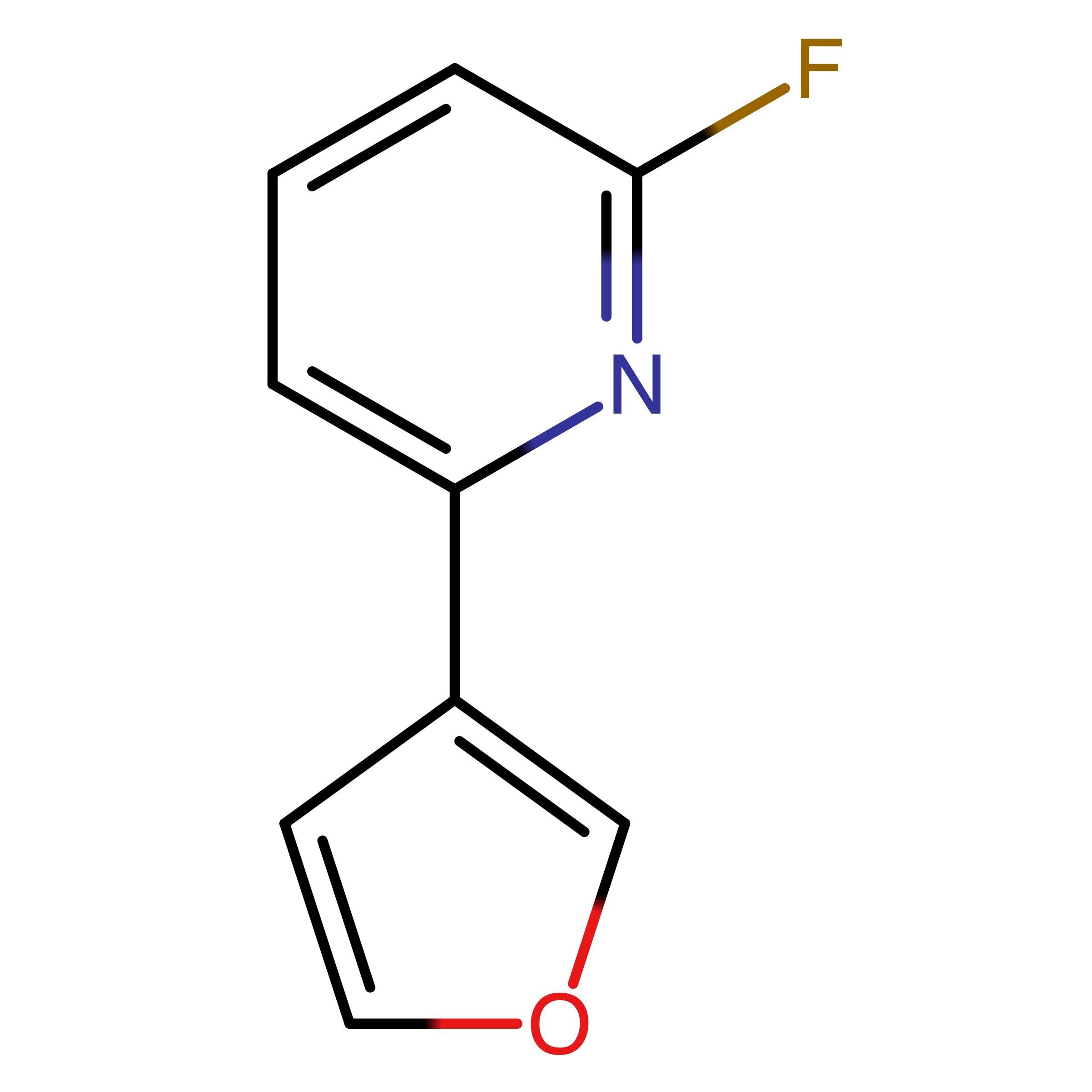 CAS RN 1563529-95-2 | 2?Fluoro?6?(furan?3?yl)pyridine 