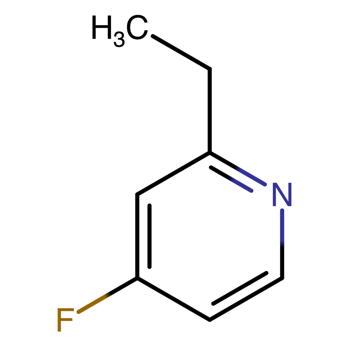 CAS RN 1563532-10-4 | 2-Ethyl-4-fluoropyridine