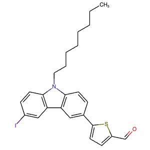 1564289-03-7 | 5-(6-Iodo-9-octyl-9H-carbazol-3-yl)thiophene-2-carbaldehyde - Hoffman Fine Chemicals