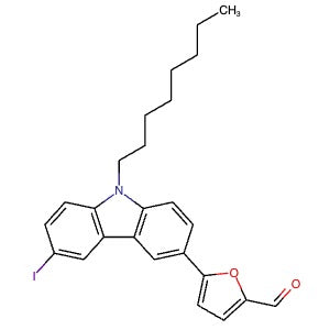 1564289-04-8 | 5-(6-Iodo-9-octyl-9H-carbazol-3-yl)furan-2-carbaldehyde - Hoffman Fine Chemicals