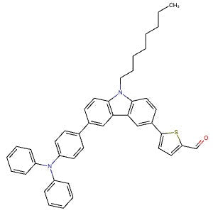 1564289-07-1 | 5-(6-(4-(Diphenylamino)phenyl)-9-octyl-9H-carbazol-3-yl)thiophene-2-carbaldehyde - Hoffman Fine Chemicals