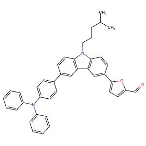 1564289-09-3 | 5-(6-(4-(Diphenylamino)phenyl)-9-(4-methylpentyl)-9H-carbazol-3-yl)furan-2-carbaldehyde - Hoffman Fine Chemicals