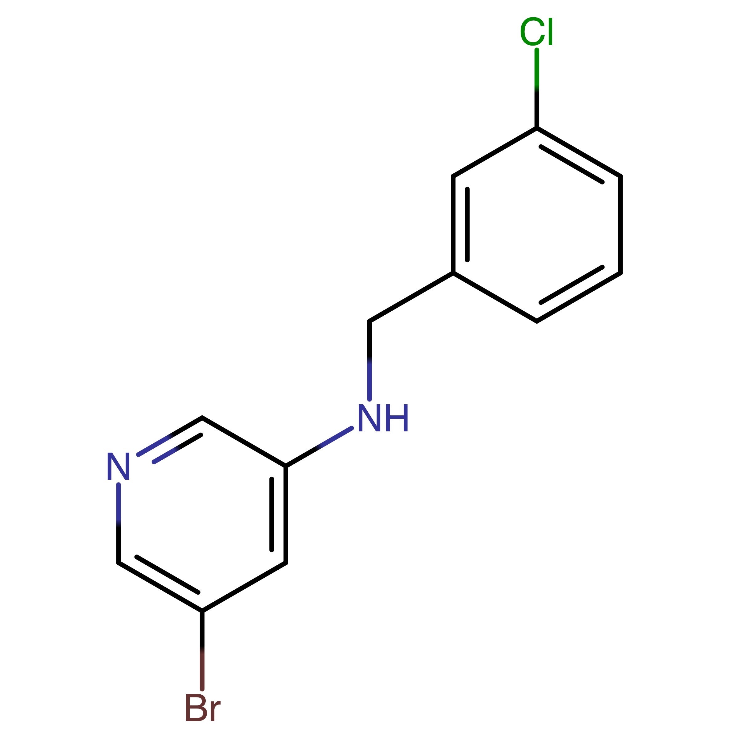CAS RN 1566208-93-2 | 5-Bromo-N-(3-chlorobenzyl)pyridin-3-amine