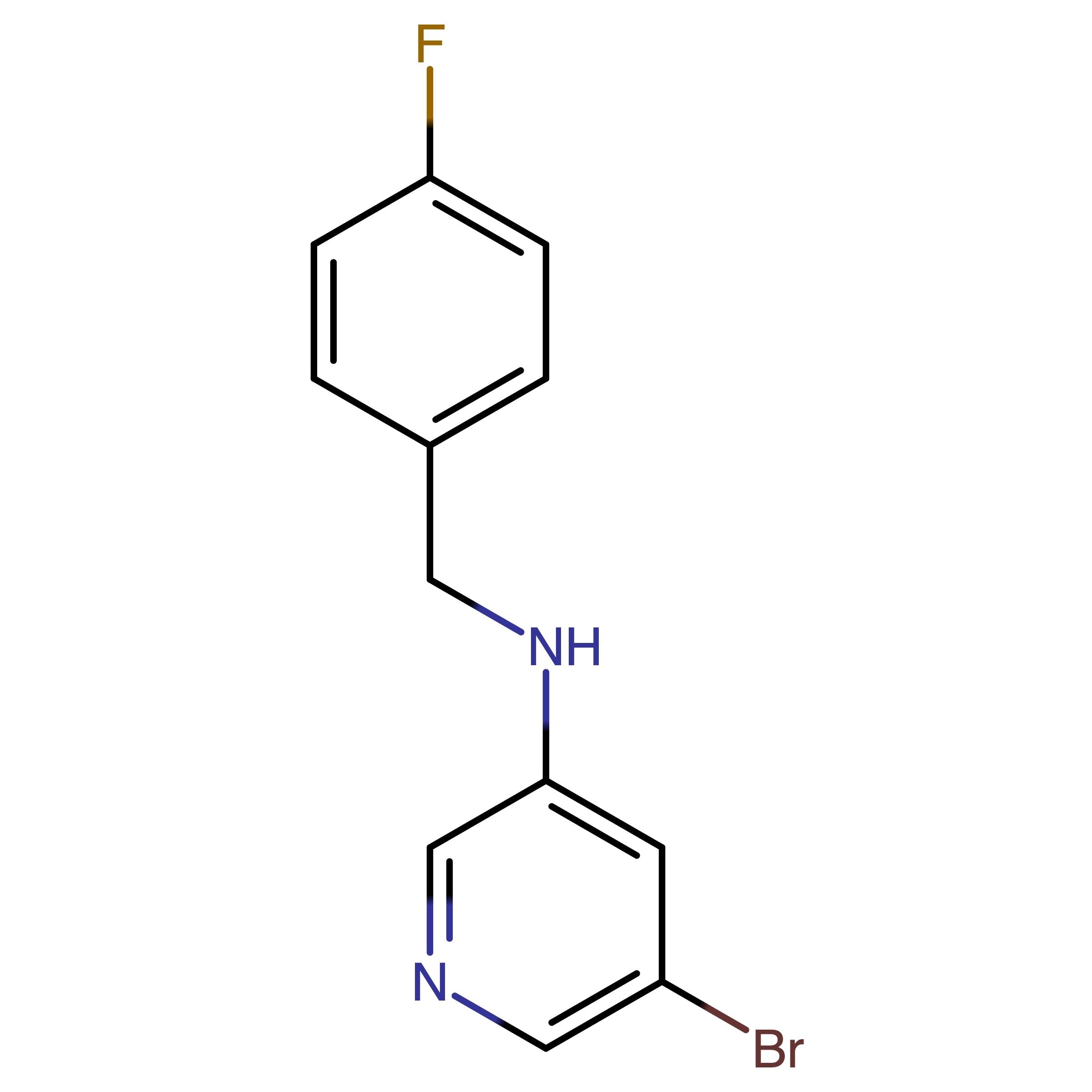 CAS RN 1566439-76-6 | 5-Bromo-N-(4-fluorobenzyl)pyridin-3-amine