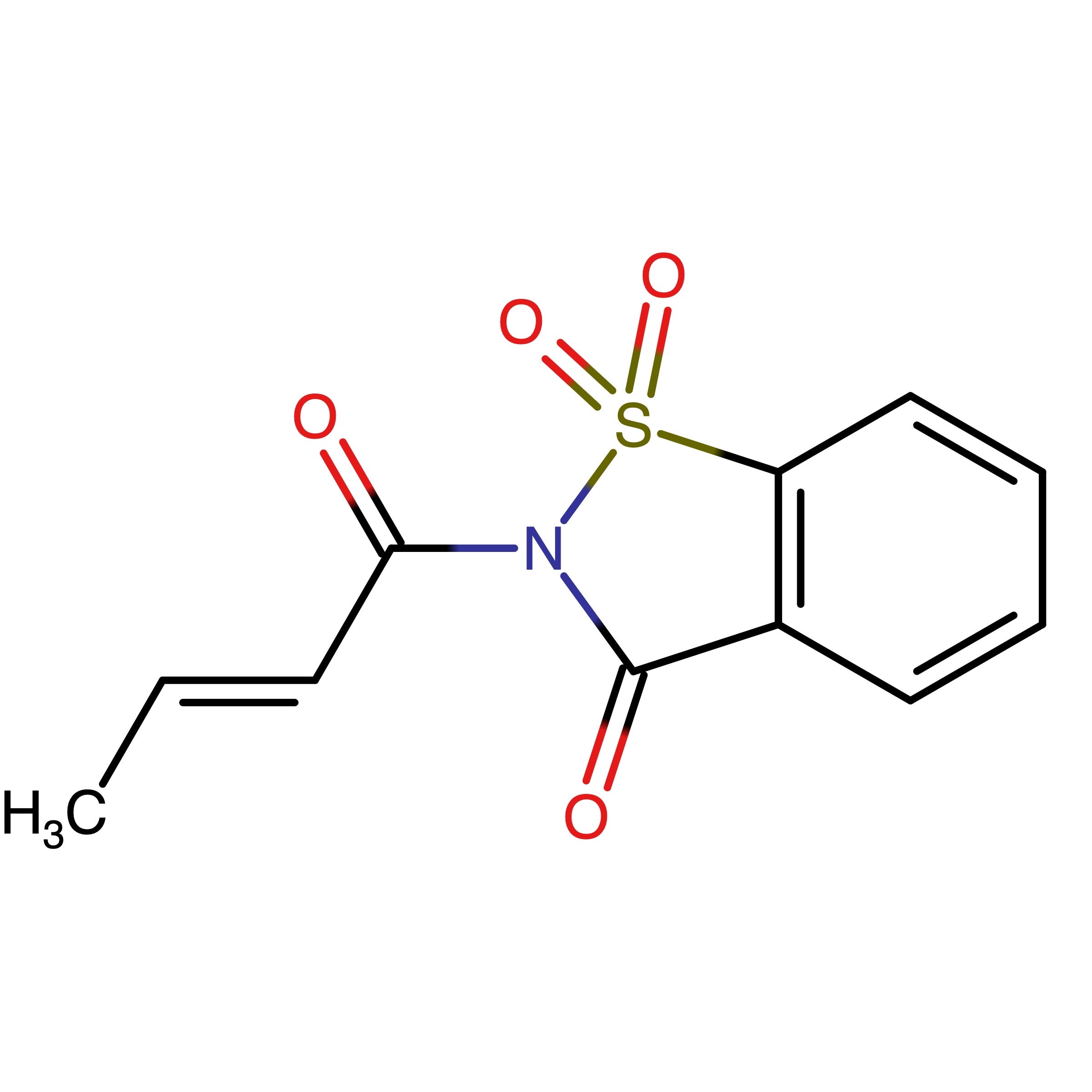 CAS RN 1567988-61-7 | 2-(But-2-enoyl)-1,2-benzisothiazol-3(2H)-one 1,1-dioxide