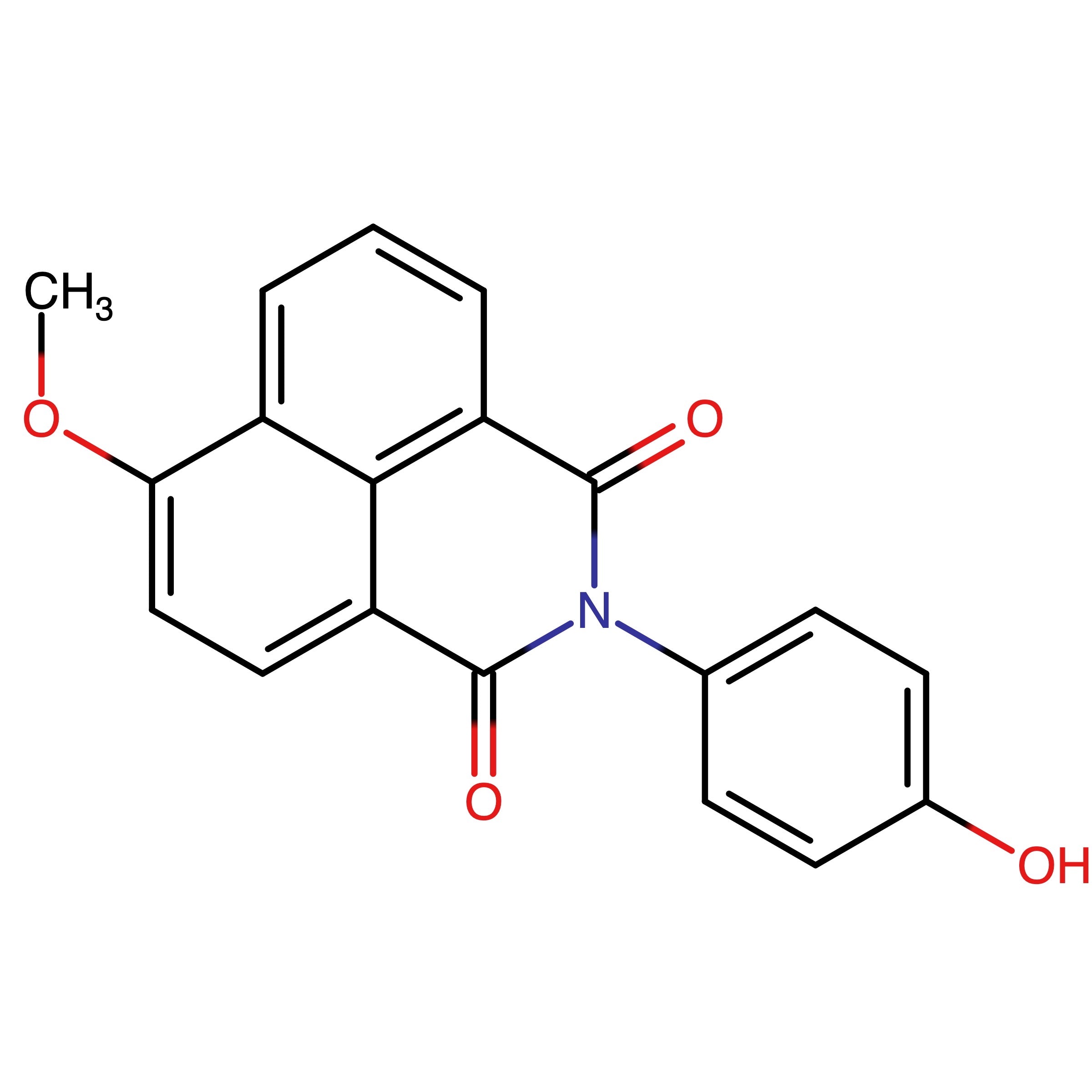 CAS RN 1571072-52-0 | 2-(4-Hydroxyphenyl)-6-methoxy-1H-benzo[de]isoquinoline-1,3(2H)-dione