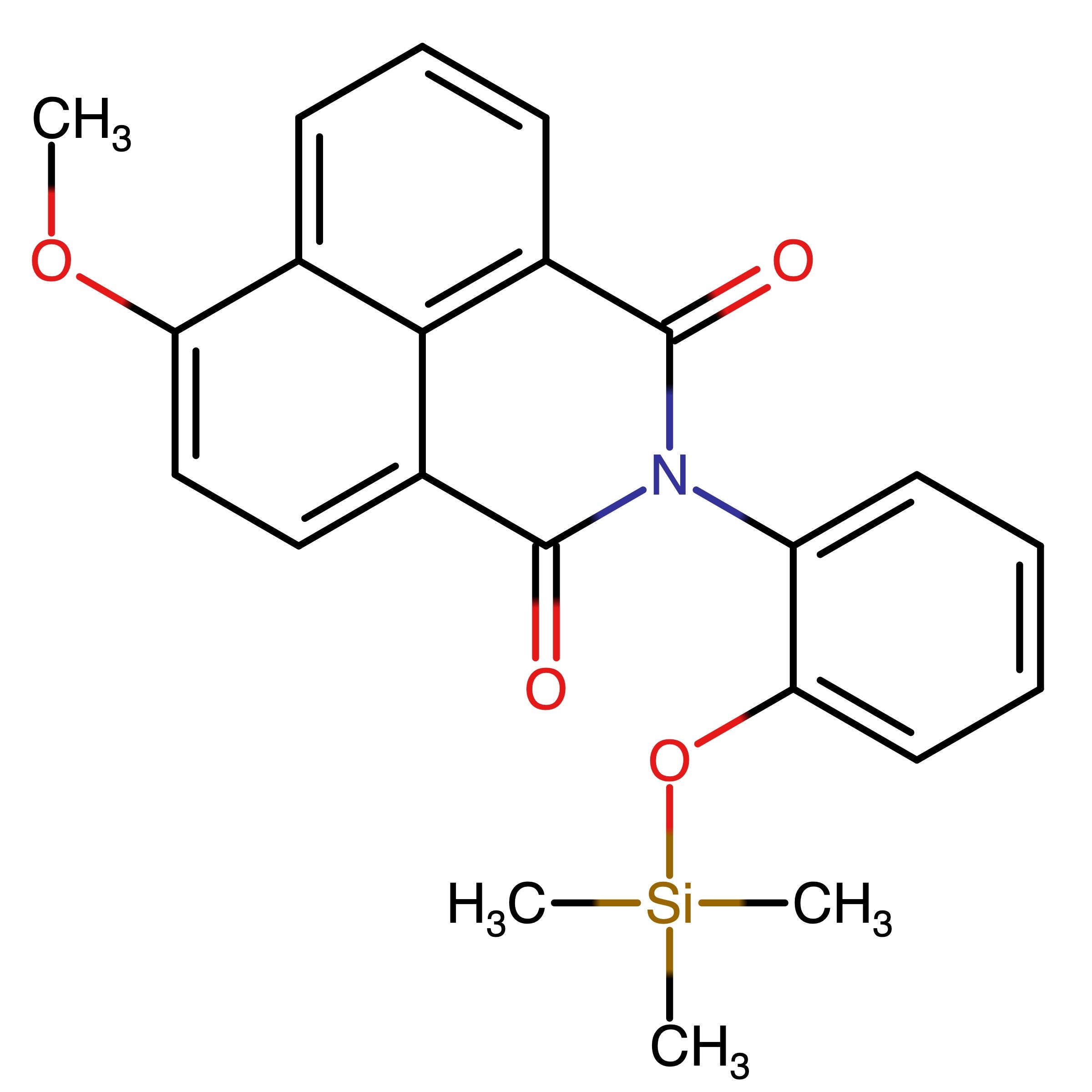 CAS RN 1571072-53-1 | 6-Methoxy-2-(2-(trimethylsilyloxy)phenyl)-1H-benzo[de]isoquinoline-1,3(2H)dione