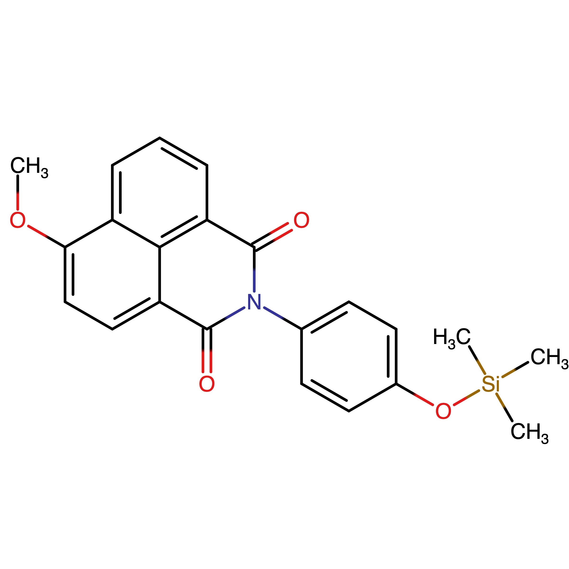 CAS RN 1571072-54-2 | 6-Methoxy-2-(4-(trimethylsilyloxy)phenyl)-1H-benzo[de]isoquinoline-1,3(2H)dione