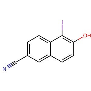 1574190-74-1 | 6-Hydroxy-5-iodo-2-naphthonitrile - Hoffman Fine Chemicals