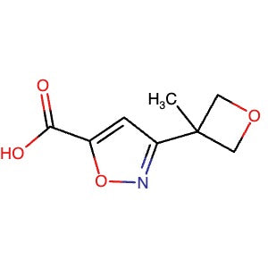 1589005-43-5 | 3-(3-Methyloxetan-3-yl)isoxazole-5-carboxylic acid - Hoffman Fine Chemicals