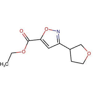 1589005-45-7 | Ethyl 3-(tetrahydrofuran-3-yl)isoxazole-5-carboxylate - Hoffman Fine Chemicals