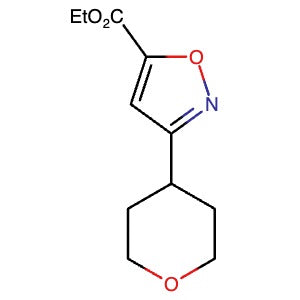 1589005-51-5 | Ethyl 3-(tetrahydro-2H-pyran-4-yl)isoxazole-5-carboxylate - Hoffman Fine Chemicals