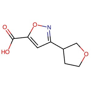 1589006-09-6 | 3-(Tetrahydrofuran-3-yl)isoxazole-5-carboxylic acid - Hoffman Fine Chemicals