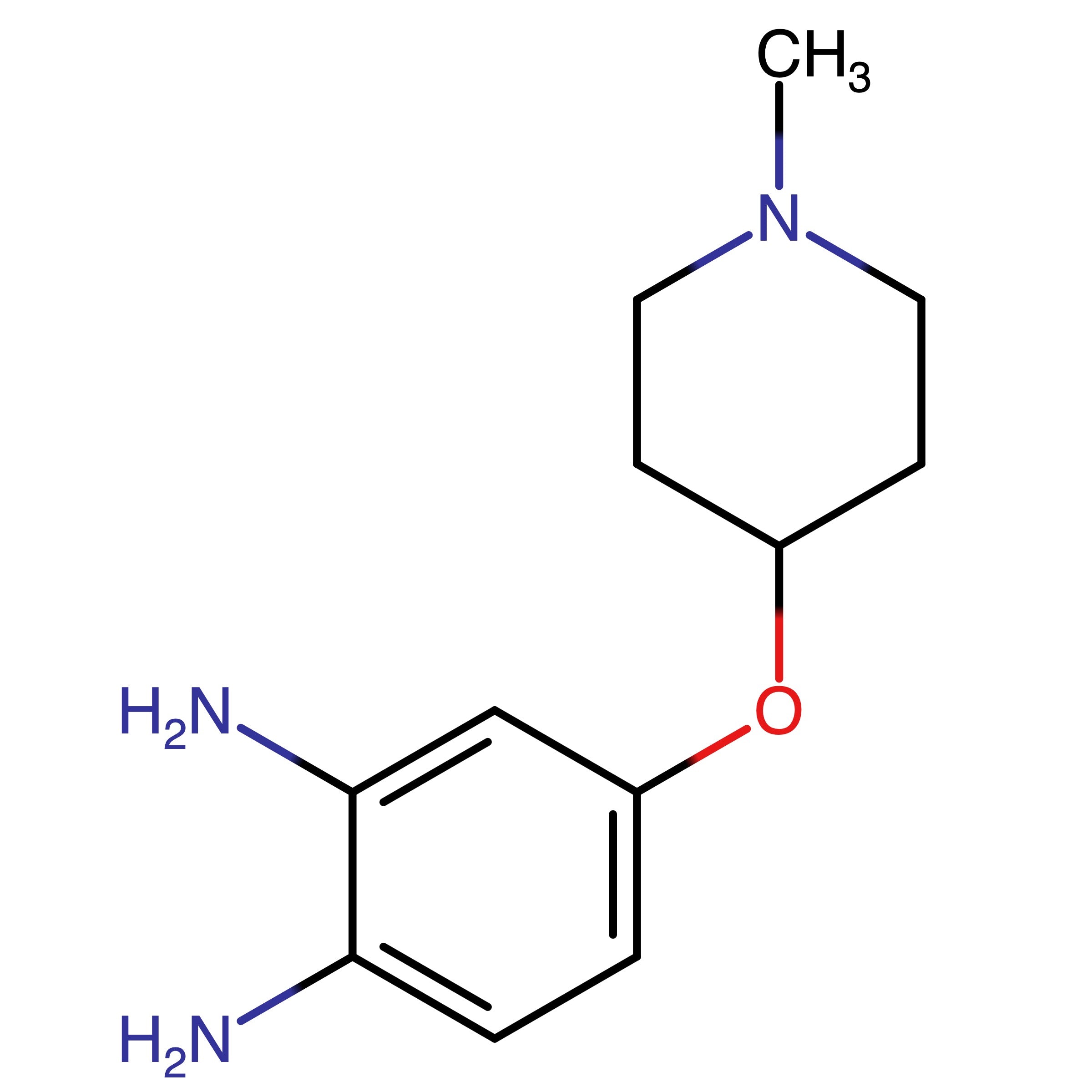 CAS RN 160522-86-1 | Name: 4-((1-Methylpiperidin-4-yl)oxy)benzene-1,2-diamine