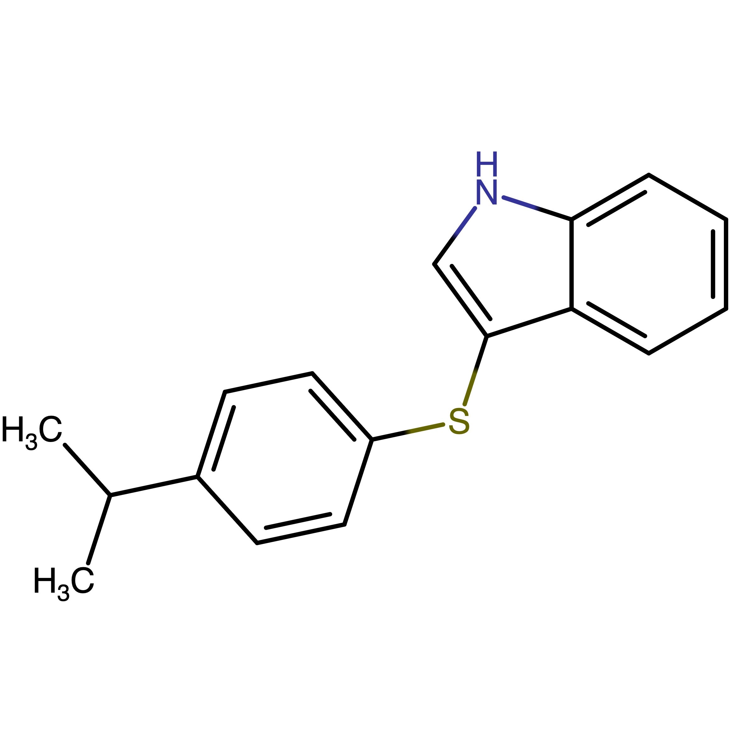 CAS RN 1605290-38-7 | 3-((4-Iso-propylphenyl)thio)-1H-indole