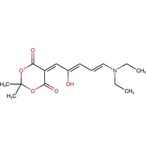 1610950-18-9 | 5-((2Z,4E)-5-(Diethylamino)-2-hydroxypenta-2,4-dien-1-ylidene)-2,2-dimethyl-1,3-dioxane-4,6-dione - Hoffman Fine Chemicals