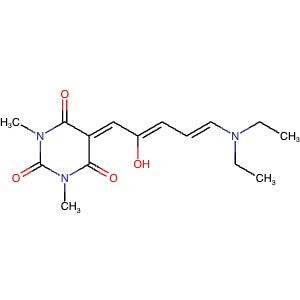 1610950-19-0 | 5-((2Z,4E)-5-(Diethylamino)-2-hydroxypenta-2,4-dien-1-ylidene)-1,3-dimethylpyrimidine-2,4,6(1H,3H,5H)-trione - Hoffman Fine Chemicals