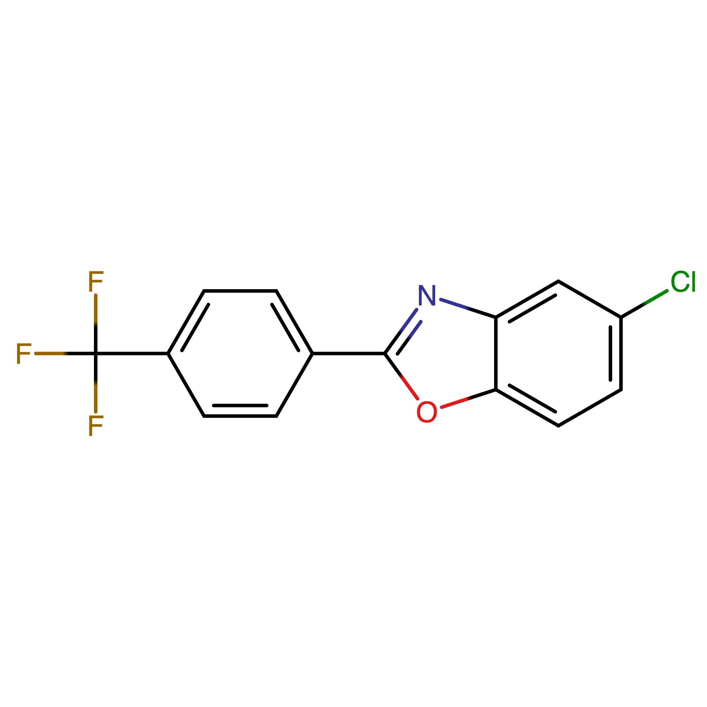 CAS RN 161257-36-9 | 5-Chloro-2-(4-(trifluoromethyl)phenyl)benzo[d]oxazole