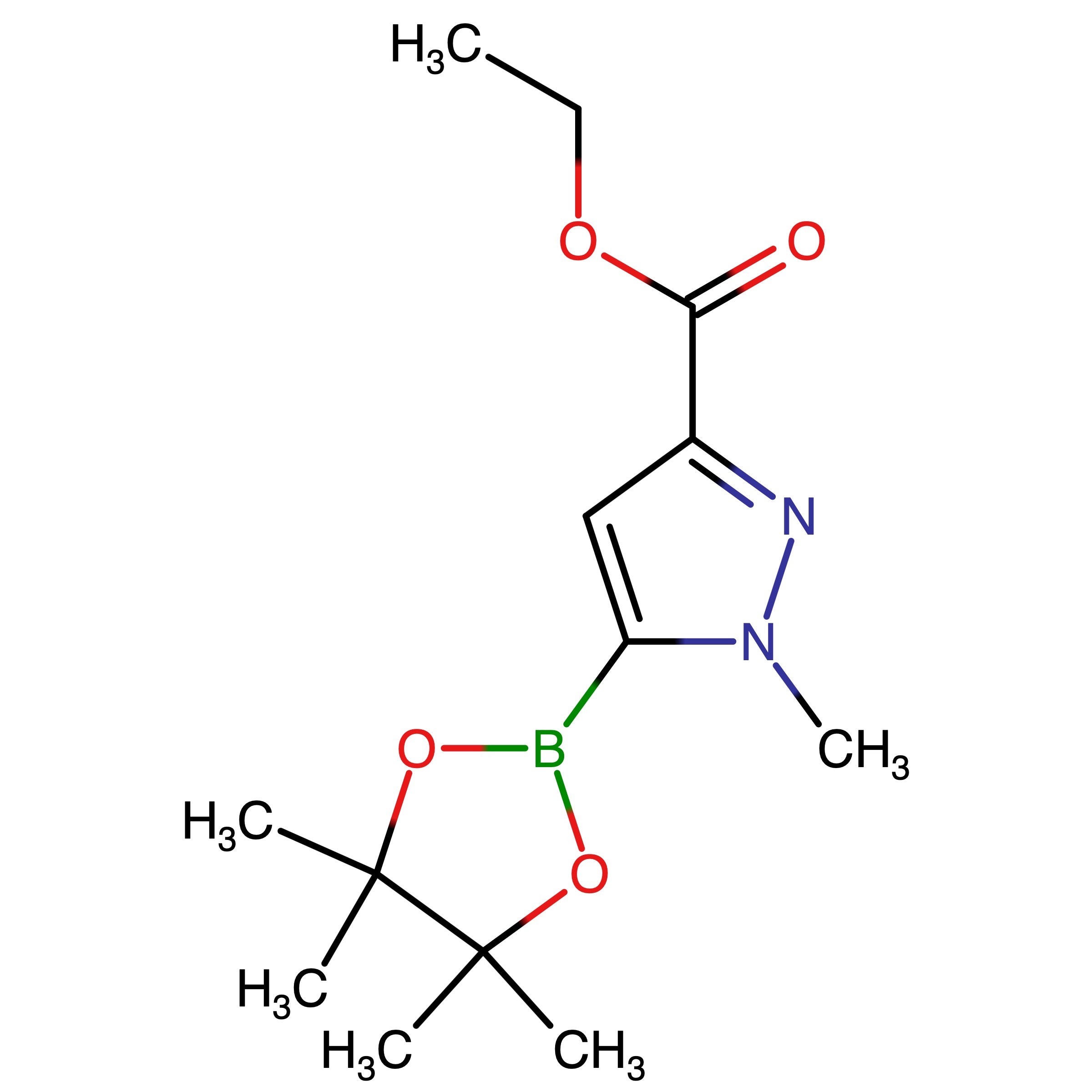 CAS RN 1616930-46-1 | Ethyl 1-methyl-5-(4,4,5,5-tetramethyl-1,3,2-dioxaborolan-2-yl)-1H-pyrazole-3-carboxylate | MFCD18250656