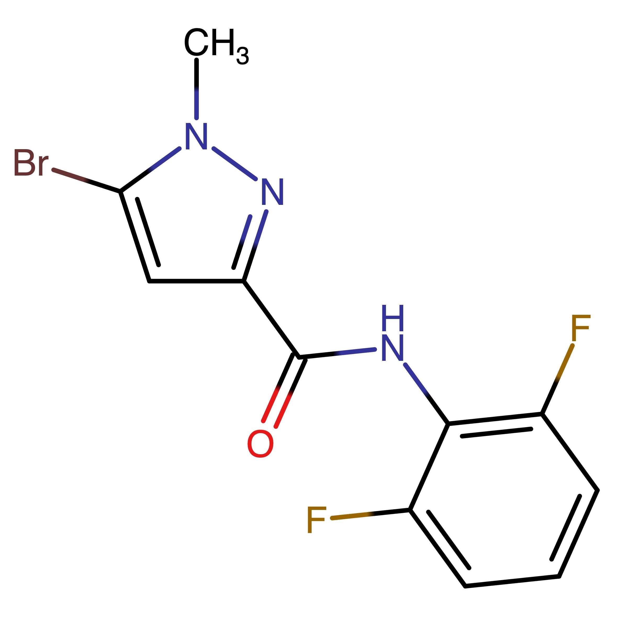 CAS RN 1617523-10-0 | 5-Bromo-N-(2,6-difluorophenyl)-1-methyl-1H-pyrazole-3-carboxamide