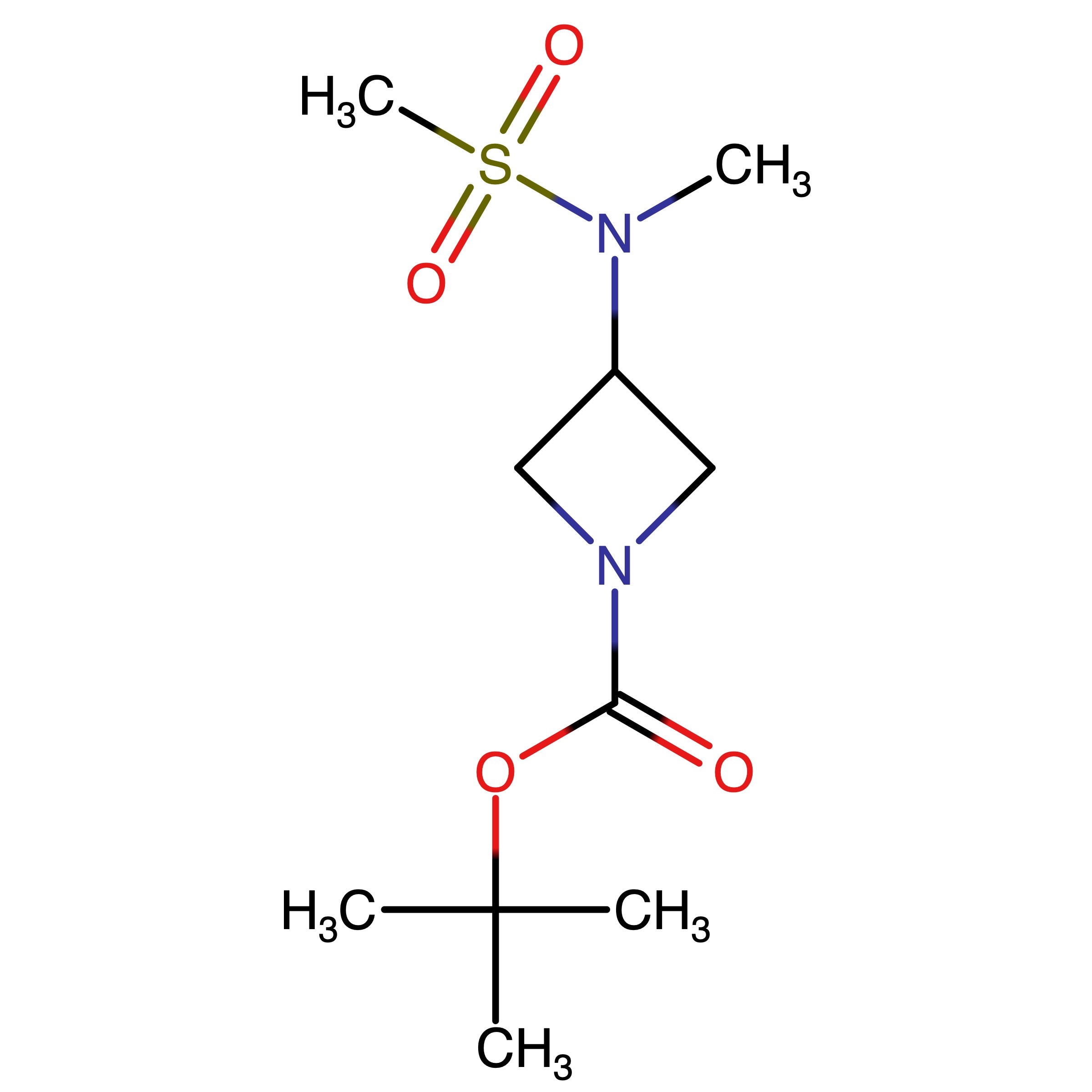 CAS RN 1619991-23-9 | Name: tert-Butyl 3-(N-methylmethylsulfonamido)azetidine-1-carboxylate | MDL: MFCD34598311