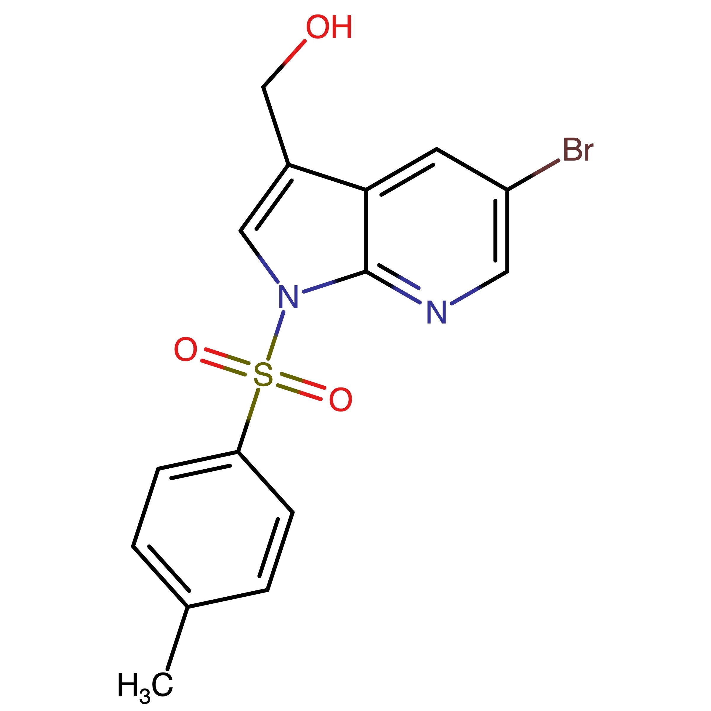 CAS RN 1620574-93-7 | (5-Bromo-1-tosyl-1H-pyrrolo[2,3-b]pyridin-3-yl)methanol