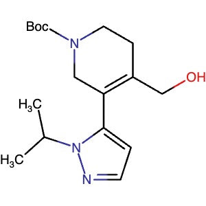 1628011-91-5 | tert-Butyl 4-(hydroxymethyl)-5-(1-(propan-2-yl)-1H-pyrazol-5-yl)-3,6-dihydropyridine-1(2H)-carboxylate - Hoffman Fine Chemicals