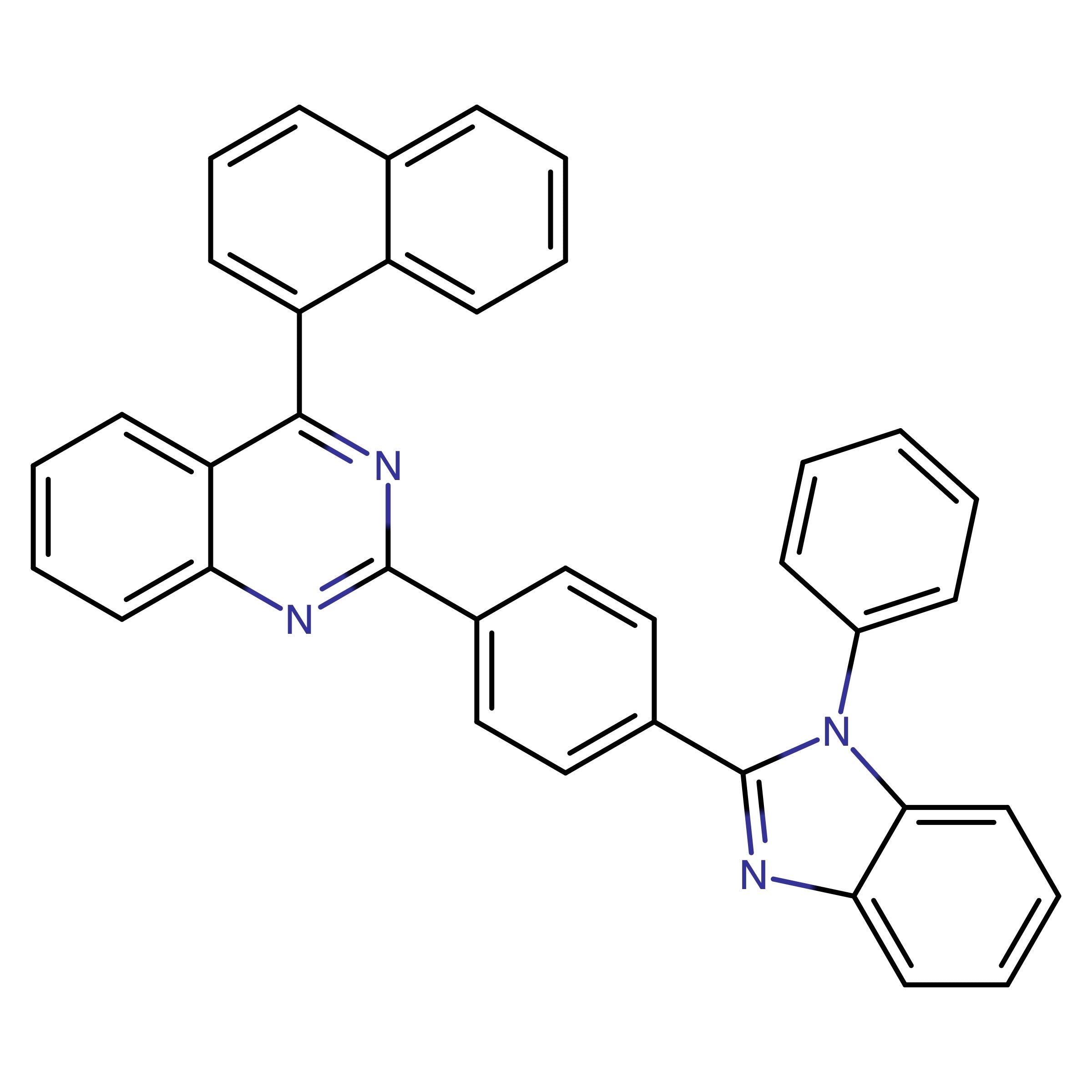 CAS RN 1628433-20-4 | 4-(Naphthalene-1-yl)-2-(4-(1-phenyl-1H-benzo[d]imidazole-2-yl)phenyl)quinazoline