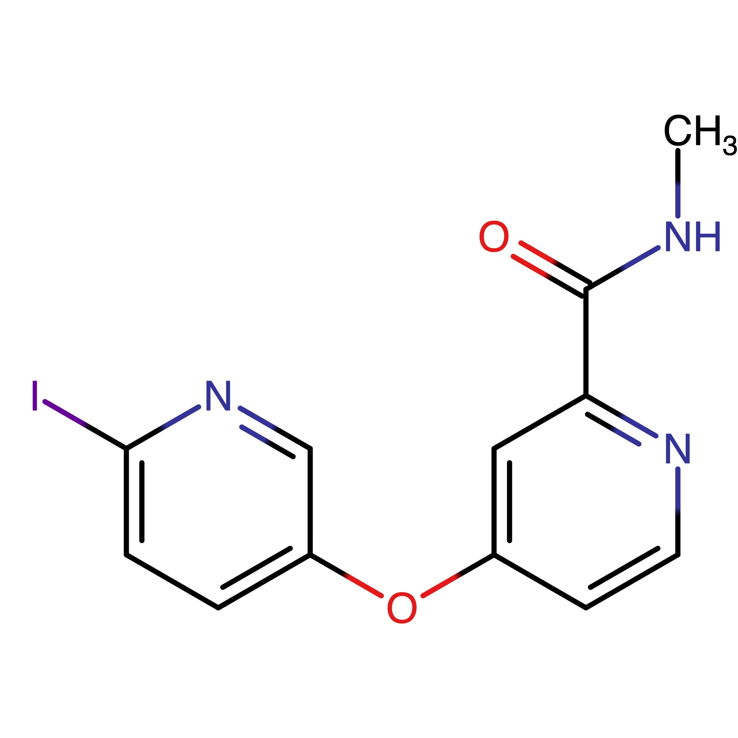 CAS RN 1628575-00-7 | 4-((6-Iodopyridin-3-yl)oxy)-N-methylpicolinamide