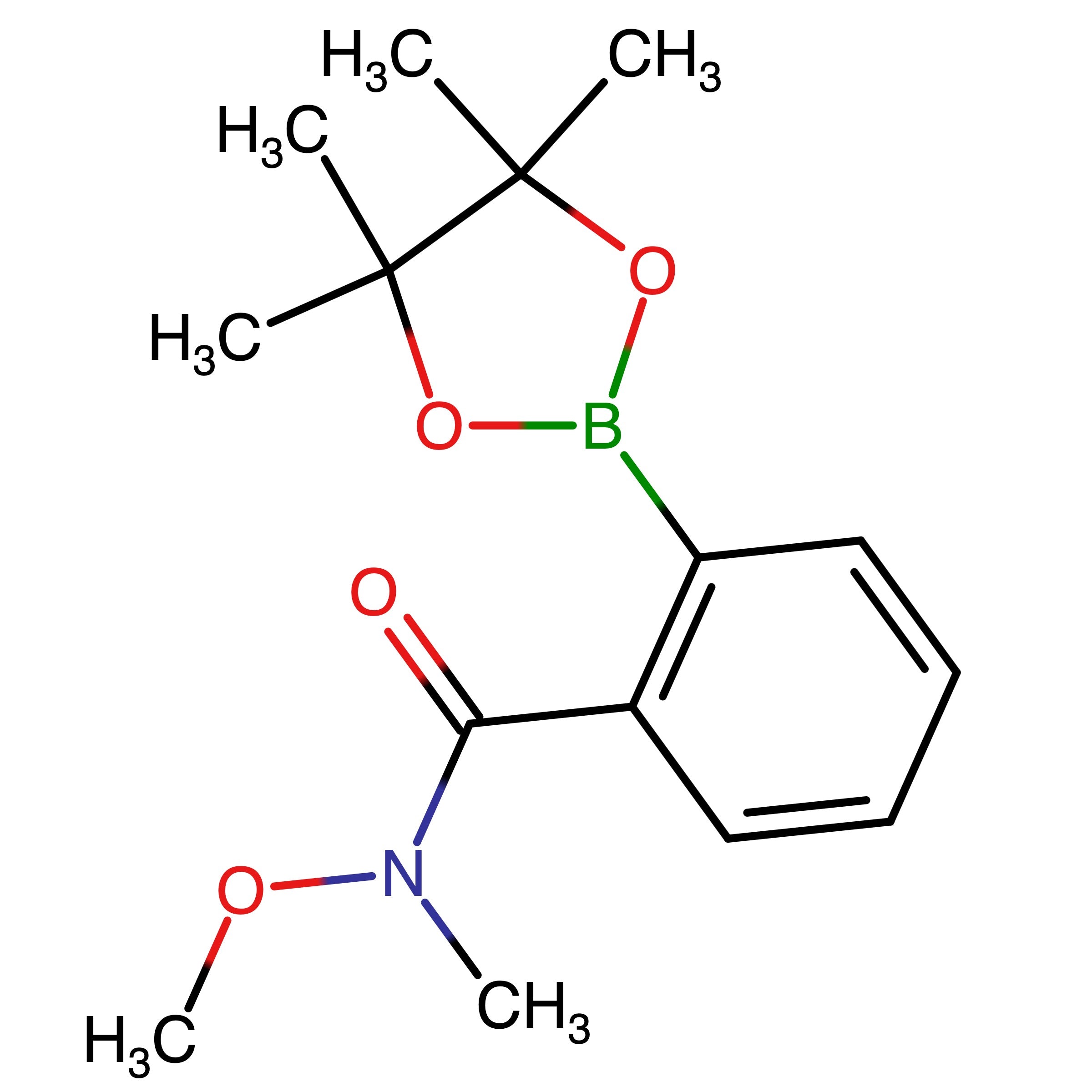 CAS RN 1629604-19-8 | Name: N-Methoxy-N-methyl-2-(4,4,5,5-tetramethyl-1,3,2-dioxaborolan-2-yl)benzamide