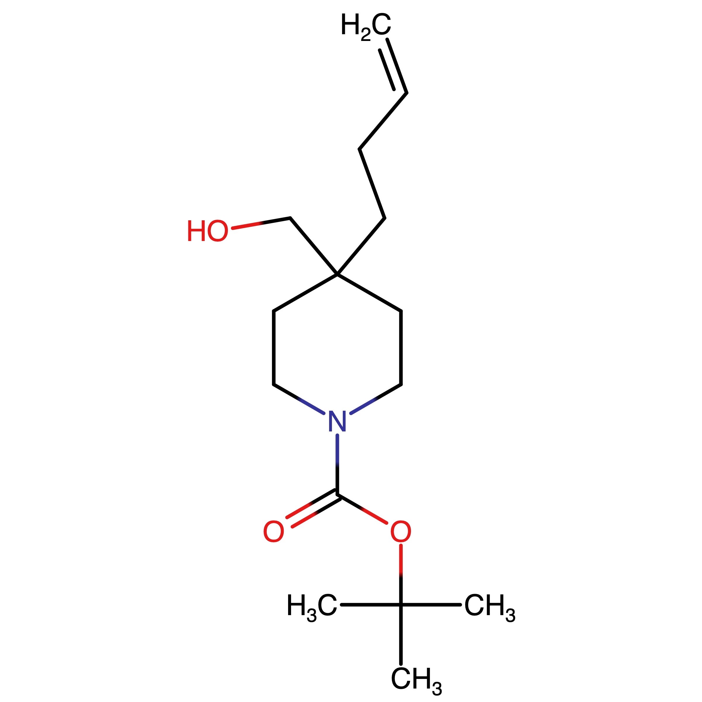 CAS RN 1630011-80-1 | tert-Butyl 4-(but-3-en-1-yl)-4-(hydroxymethyl)piperidine-1-carboxylate | MFCD30294651