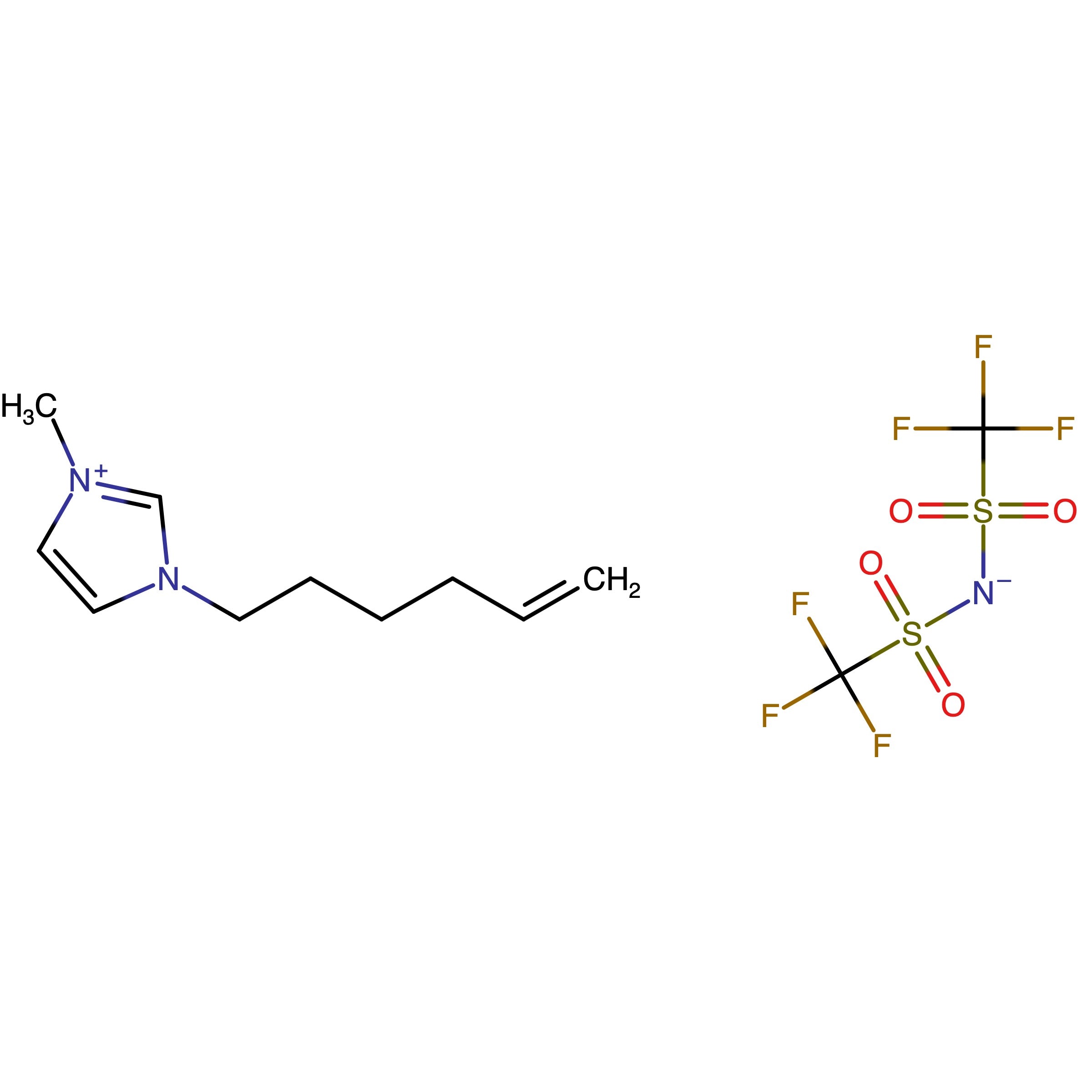 CAS RN 1630960-92-7 | Bis(trifluoromethylsulfonyl)azanide;1-Methyl-3-(hex-5-en-1-yl)imidazol-1-ium