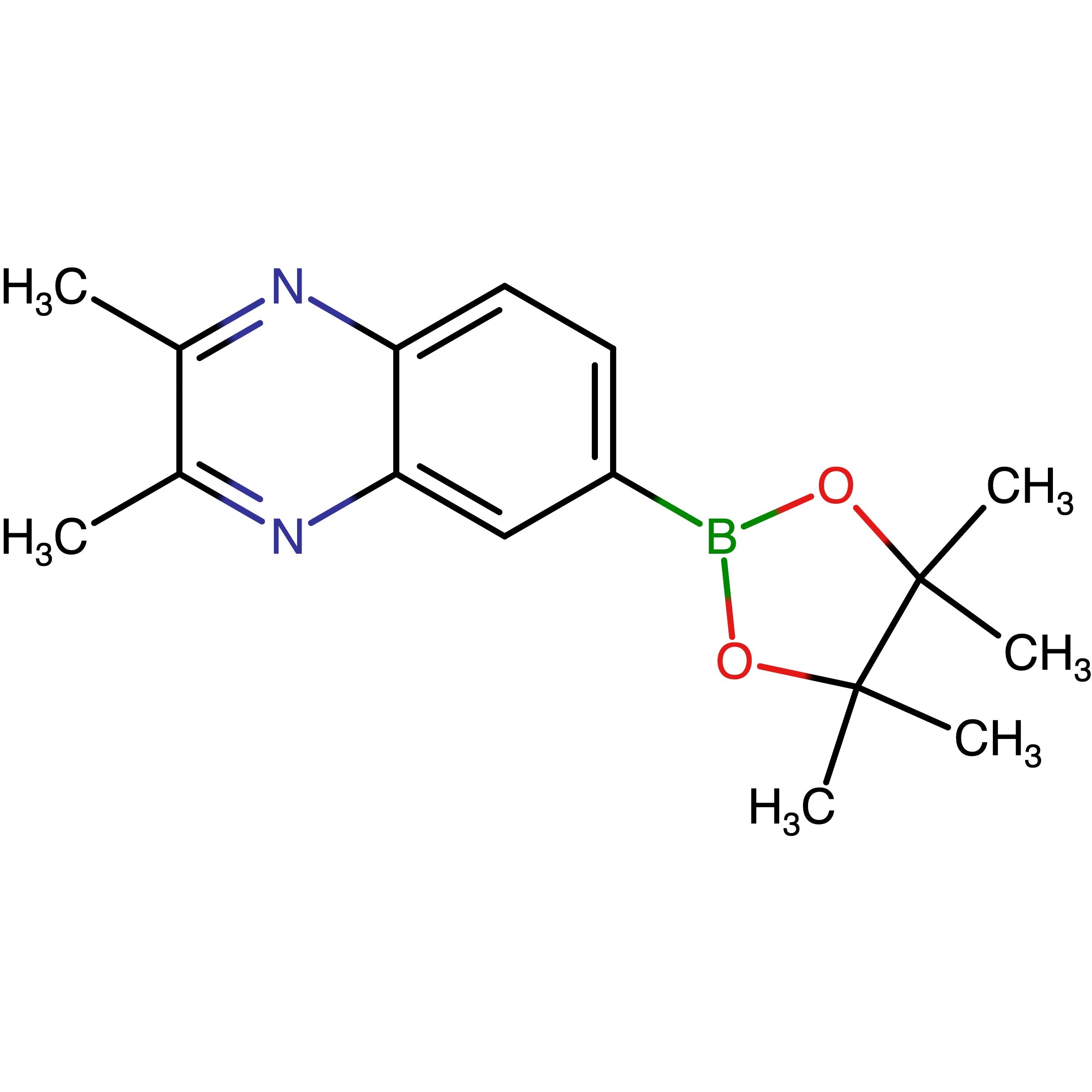 CAS RN 1631720-30-3 | 2,3-Dimethyl-6-(4,4,5,5-tetramethyl-1,3,2-dioxaborolan-2-yl)quinoxaline