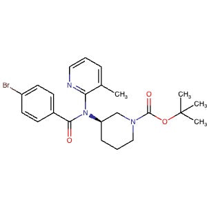 1632251-19-4 | tert-Butyl (R)-3-(4-bromo-N-(3-methylpyridin-2-yl)benzamido)piperidine-1-carboxylate - Hoffman Fine Chemicals