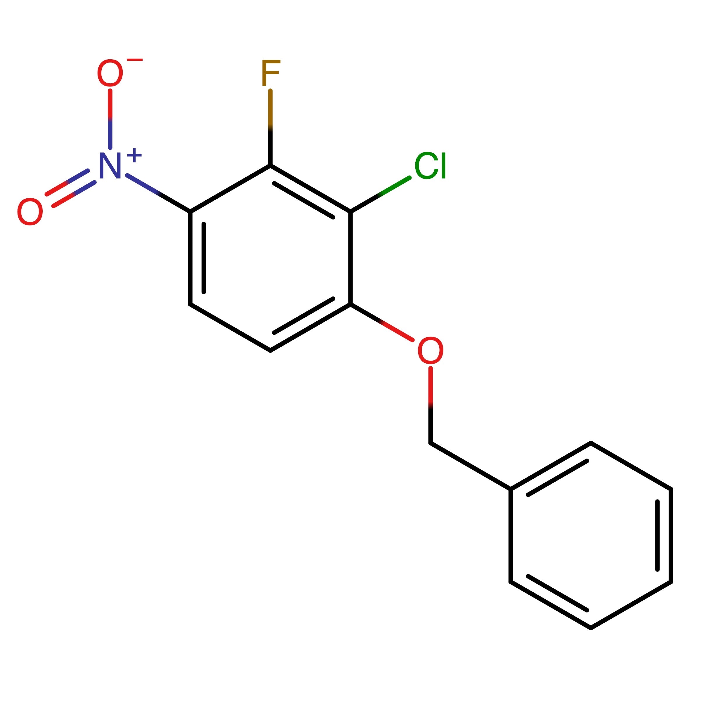 CAS RN 1632444-56-4 | 1-(Benzyloxy)-2-chloro-3-fluoro-4-nitrobenzene