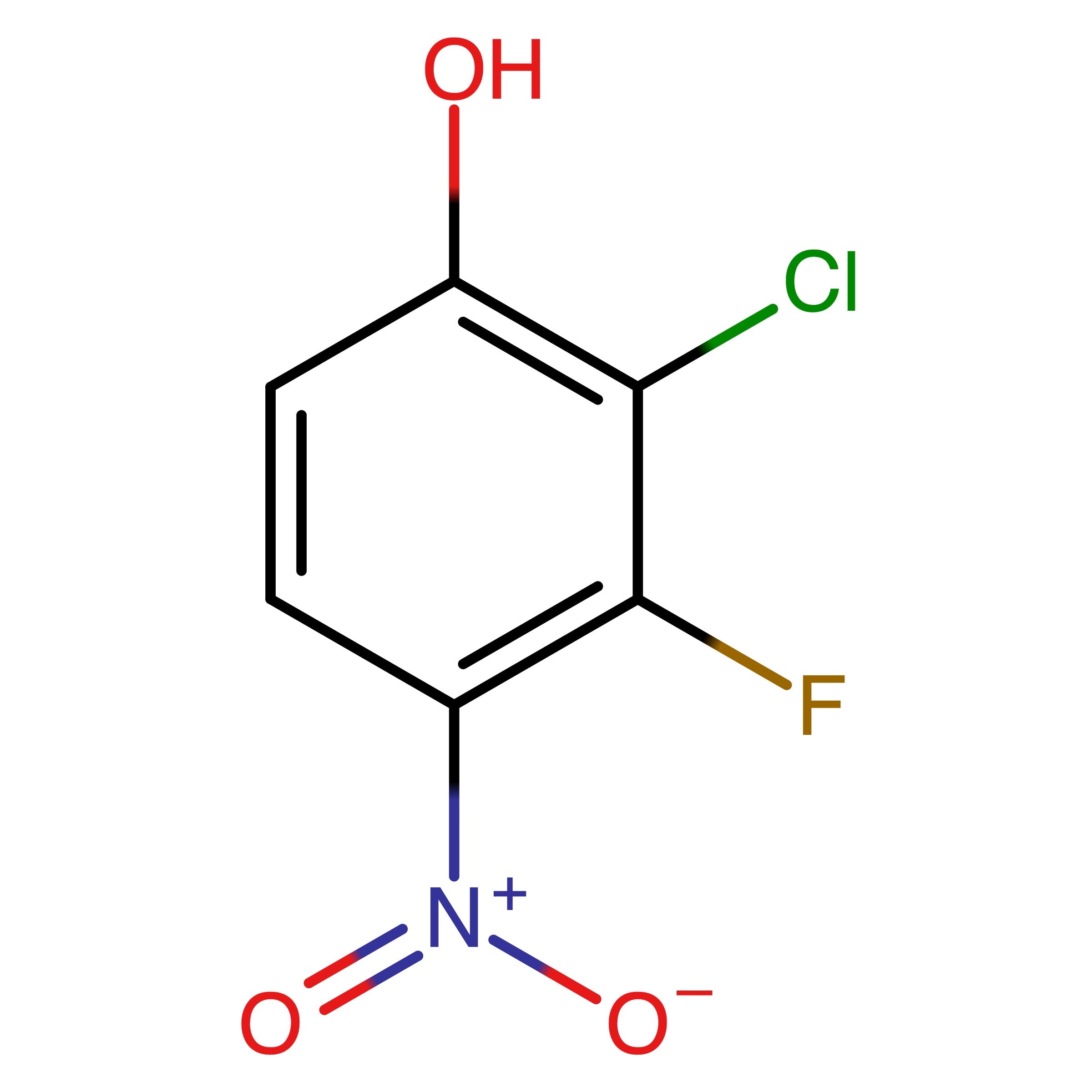CAS RN 1632444-57-5 | 2-Chloro-3-fluoro-4-nitrophenol | MFCD28752287