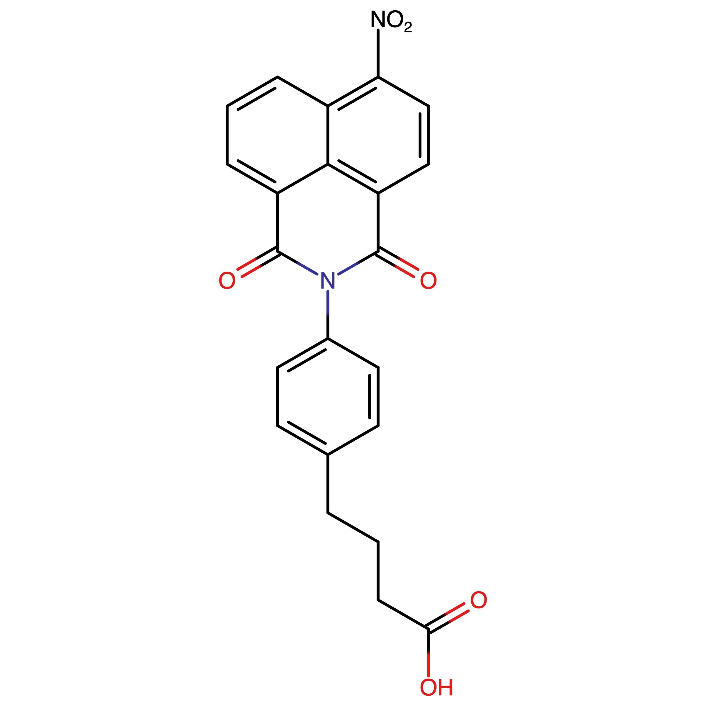CAS RN 1634695-05-8 | N-(4-Butyricacid-phenyl)-4-nitro-1,8-naphthalimide