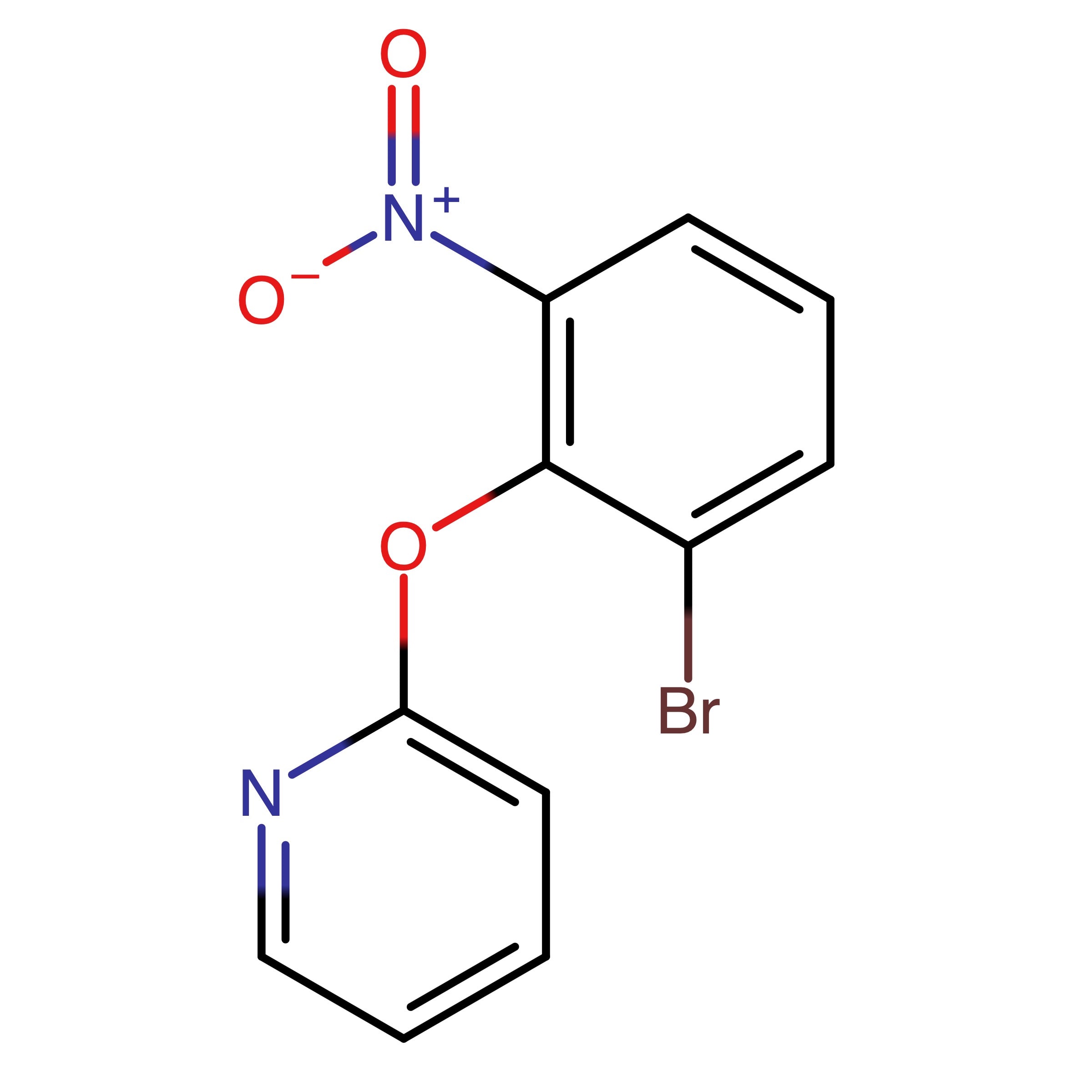 CAS RN 1638206-79-7 | 2-(2-Bromo-6-nitrophenoxy)pyridine 