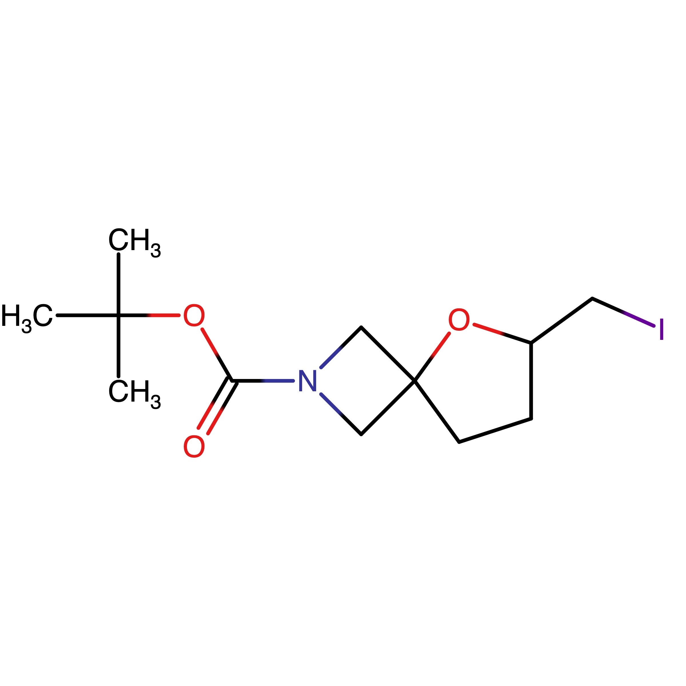 CAS RN 1638771-46-6 | tert-butyl 6-(iodomethyl)-5-oxa-2-azaspiro[3.4]octane-2-carboxylate | MFCD27986993