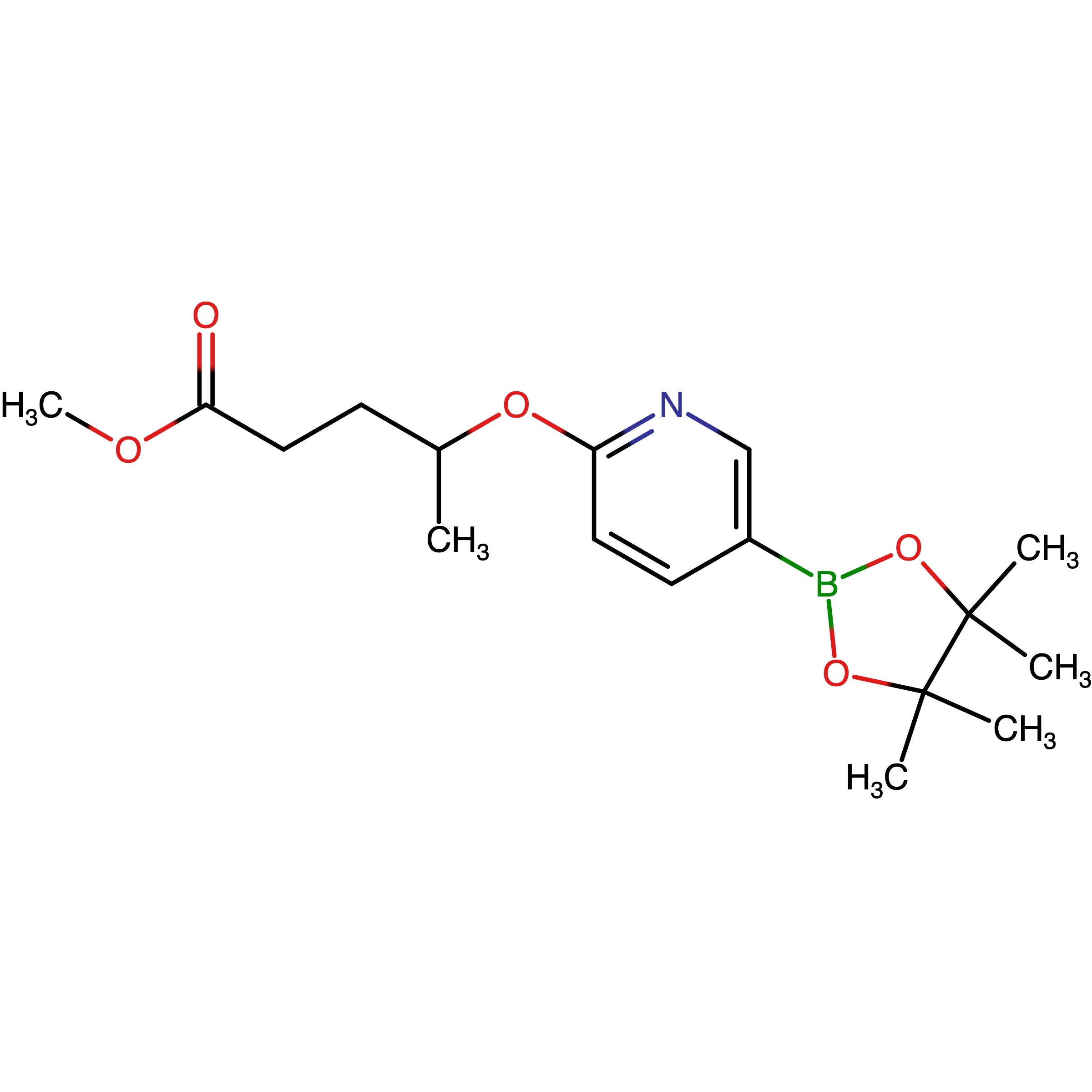 CAS RN 1643456-91-0 | 4-[[5-(4,4,5,5-Tetramethyl-1,3,2-dioxaborolane-2-yl)-2-pyridyl]oxy]pentanoic acid methyl ester