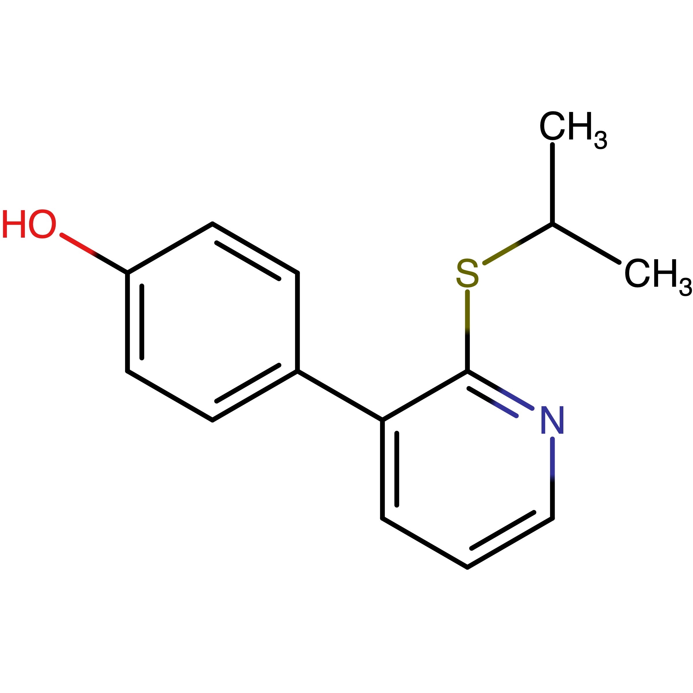 CAS RN 1643456-99-8 | 4_(2_Isopropylsulfanylpyridin_3_yl)phenol