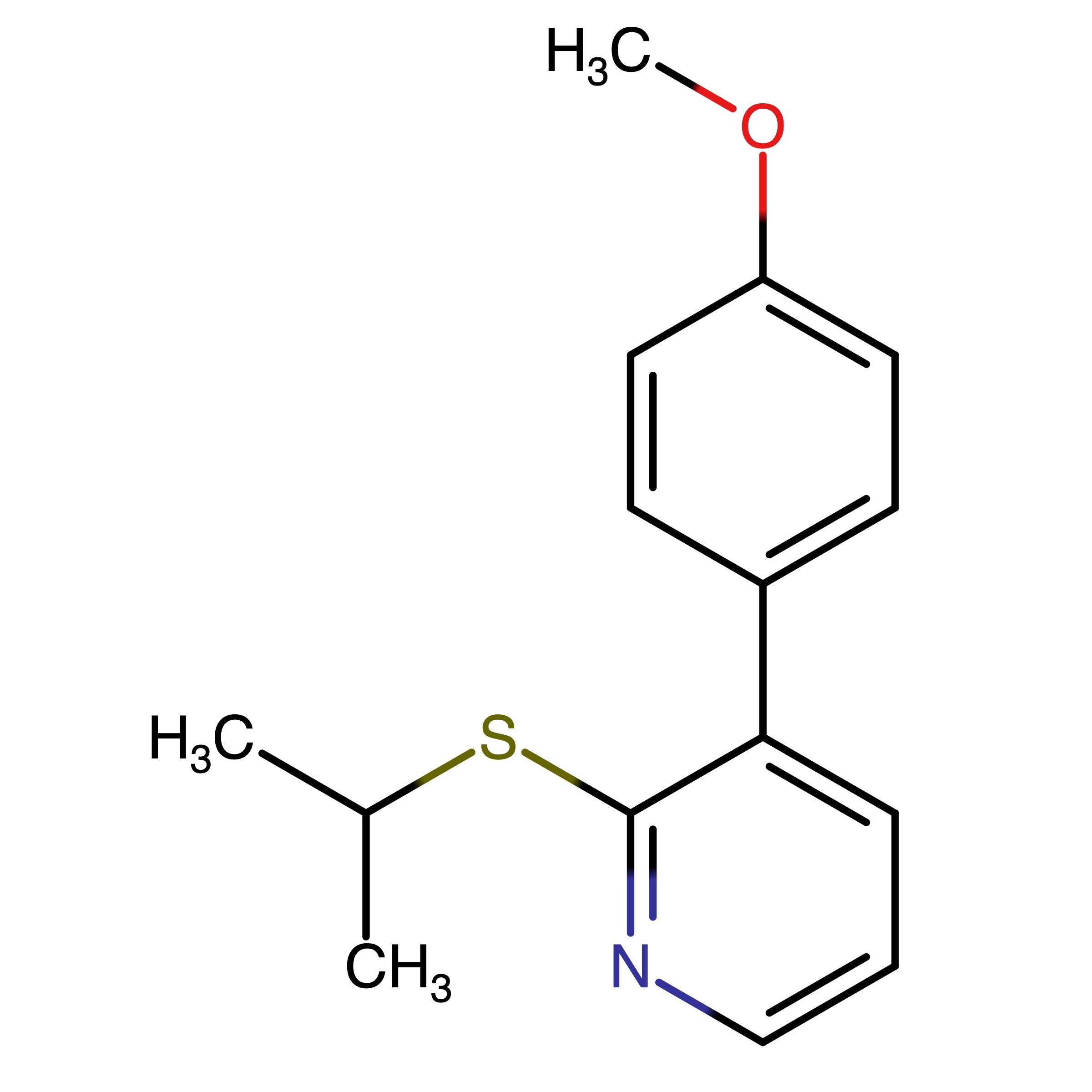 CAS RN 1643457-00-4 | 2_Isopropylsulfanyl_3_(4_methoxyphenyl)pyridine