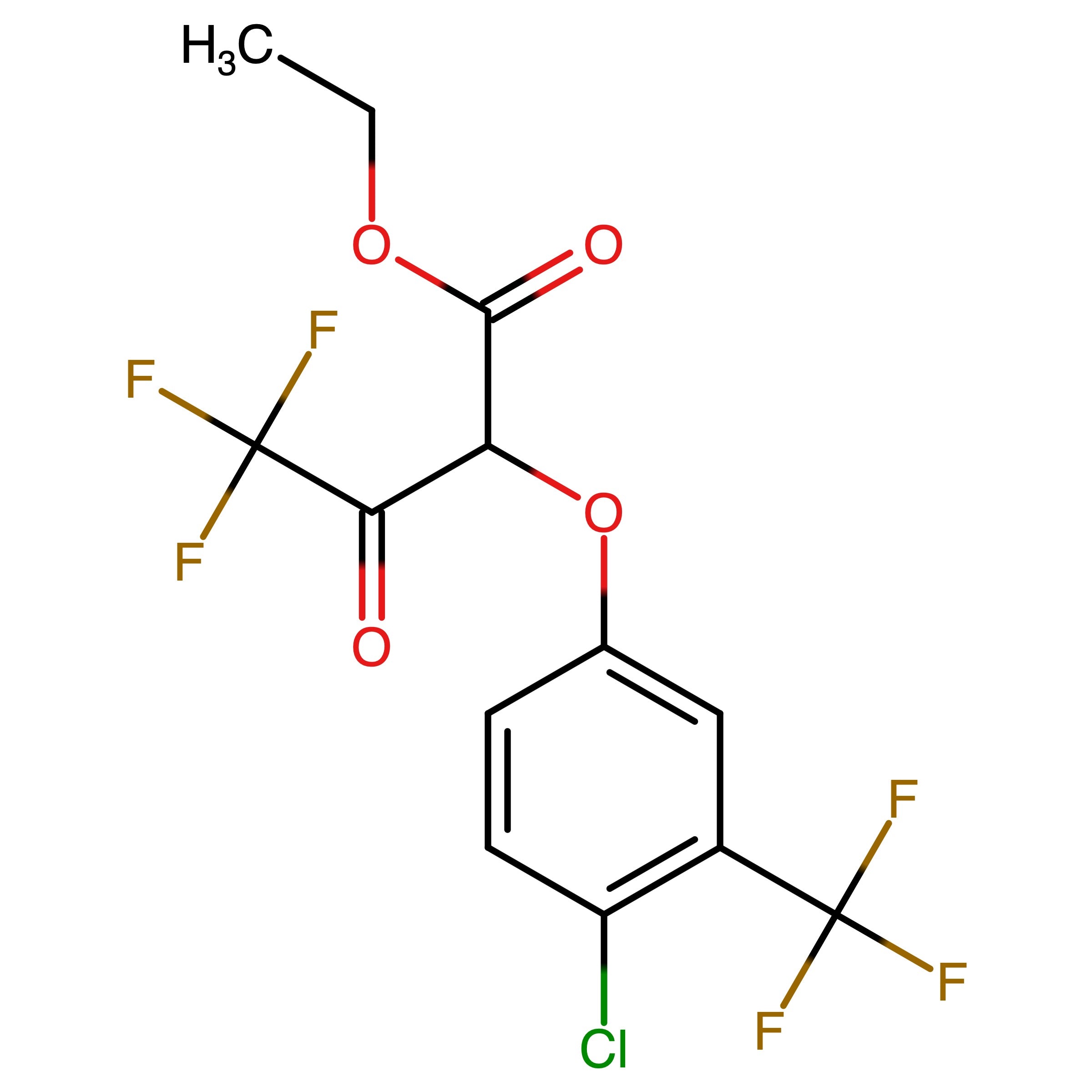 CAS RN 1679338-82-9 | Name: Ethyl 2-[4-chloro-3-(trifluoromethyl)phenoxy]-4,4,4-trifluoro-3-oxobutanoate