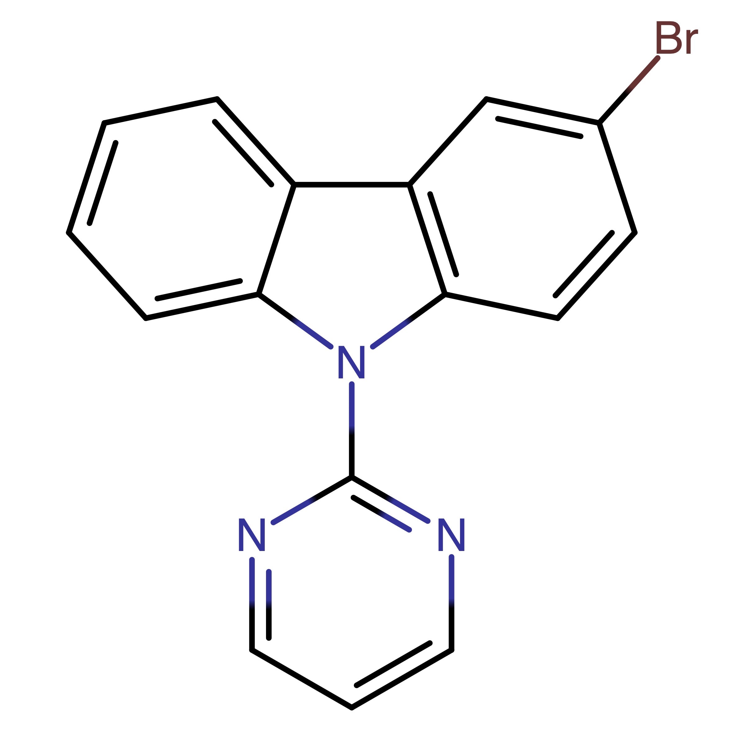 CAS RN 1687760-72-0 | Name: 3-Bromo-9-(pyrimidin-2-yl)-9H-carbazole