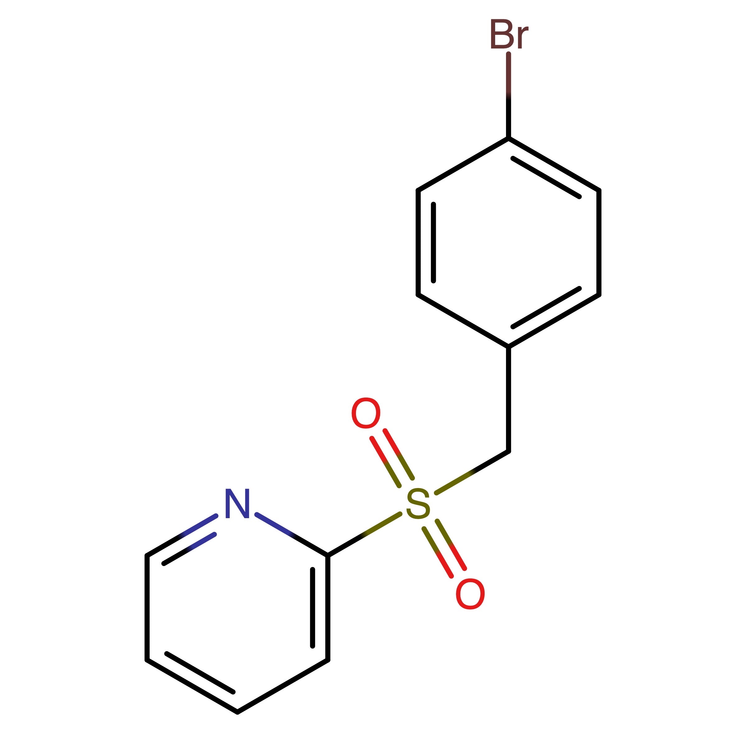 CAS RN 1689584-04-0 | 2-((4-Bromobenzyl)sulfonyl)pyridine
