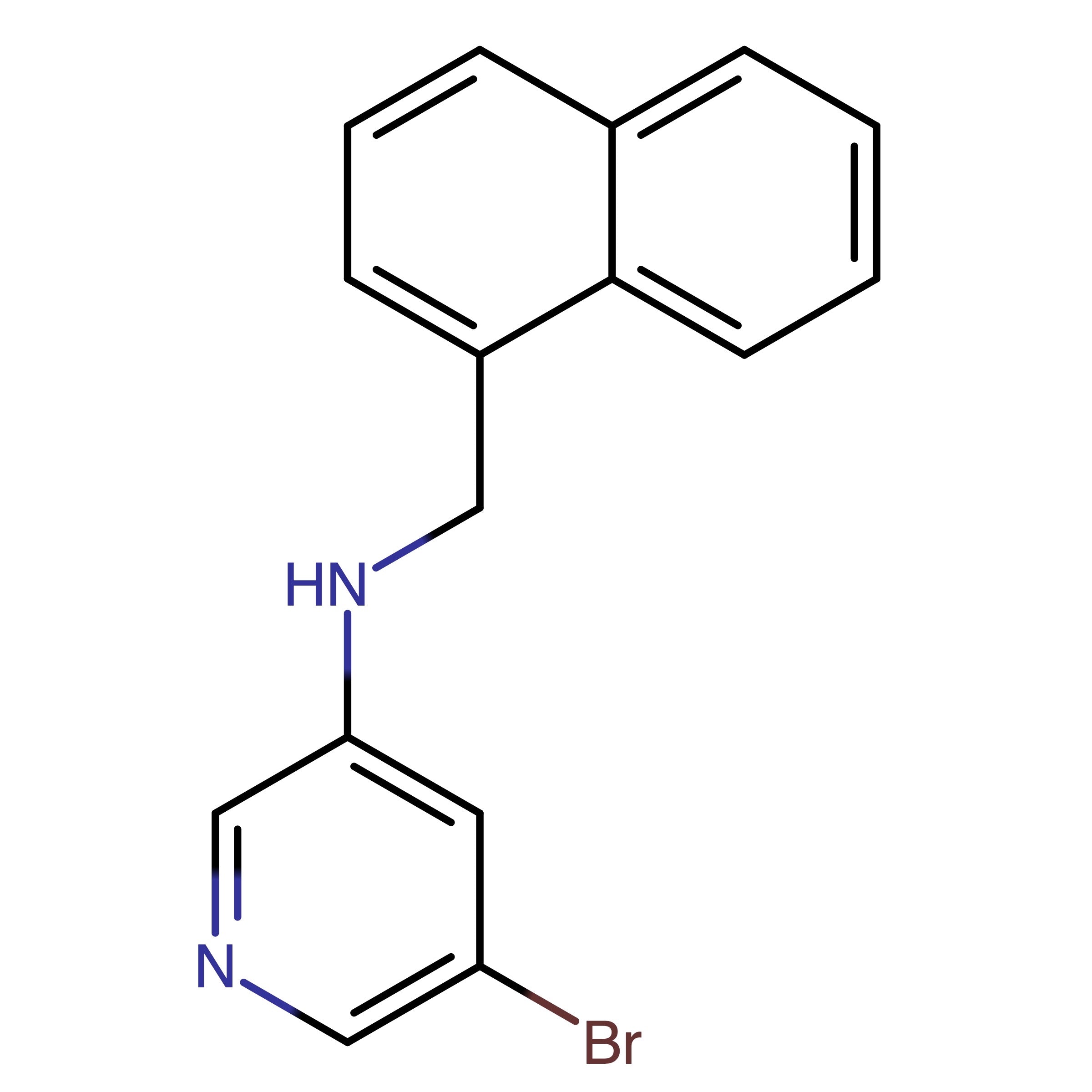 CAS RN 1710273-37-2 | 5-Bromo-N-(naphthalen-1-ylmethyl)pyridin-3-amine