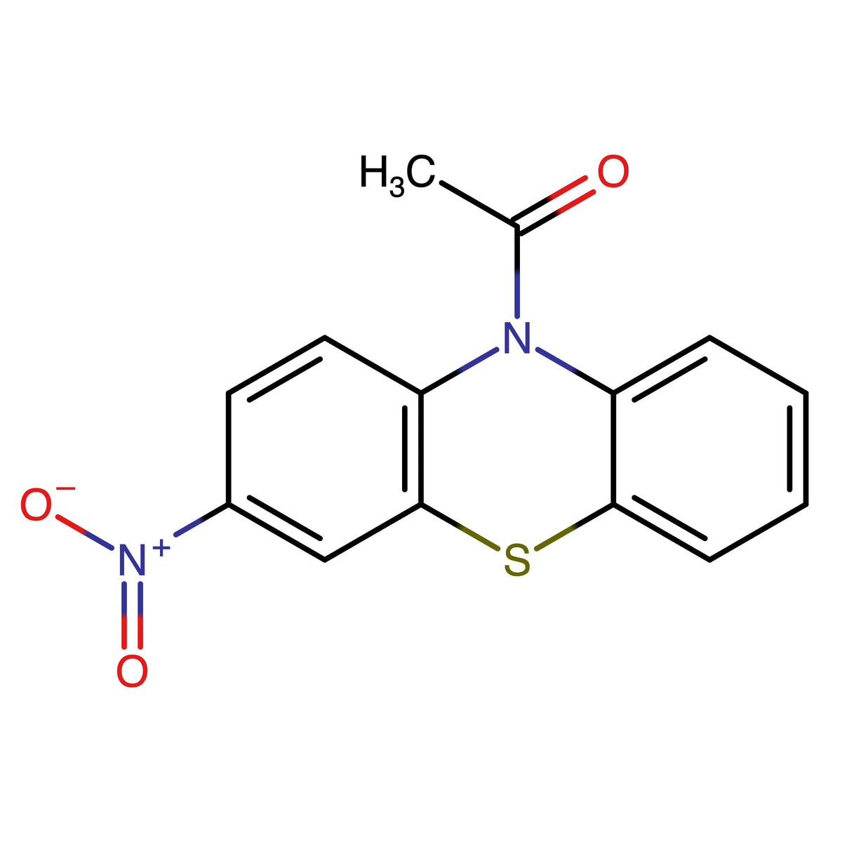 CAS RN 1747-88-2 | 1-(3-Nitrophenothiazin-10-yl)ethanone
